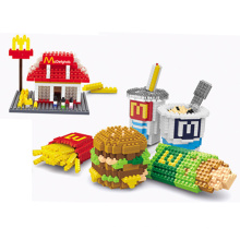 Crianças Brinquedo DIY Block fastfood conjunto Toy Block (H03120106)